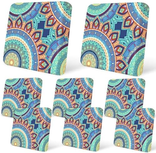 8Pcs Patio Cushion Covers Stretch Outdoor Furniture Protector Slipcovers by pickyNproud