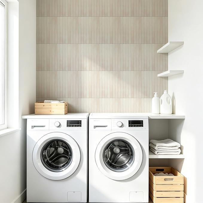 WOWSTAR 10-Sheet Thickened White Peel and Stick Backsplash for Kitchen, Back Splashes Stick on Tile, Waterproof Wall Tiles - Image 3