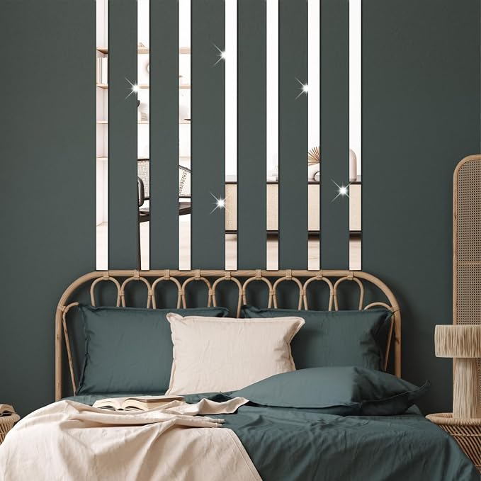 Acrylic Mirror Line Wall Stickers Striped Mirror Wall Decor for Living Room - Image 9