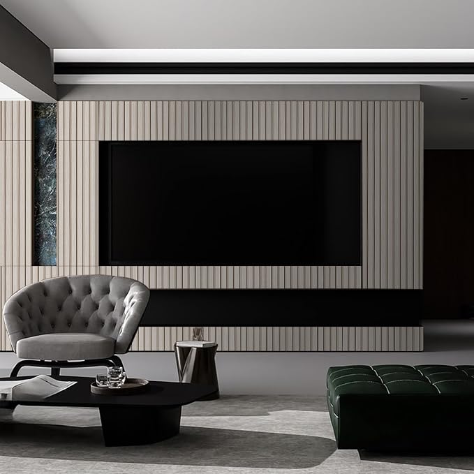 Peel and Stick Wallpaper - Wood Slat Design, 23.6" x 200" Self Adhesive Wall Panel, Removable Contact Paper for Walls, DIY Accent Wall Decor (Easy to Install) - Image 4