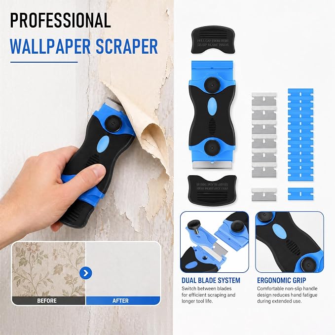 Peel and Stick Wallpaper Tools, Wallpaper Smoothing Tool Kit,11Pcs | Contact Paper Hanging Vinyl Backsplash Window Film - Image 4