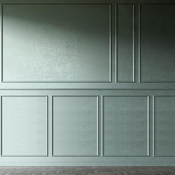 Colingmill Accent Wall Molding Kit Premade Panel,3set,16x24in | Wainscoting Panels, Peel and Stick, Wall Moulding, 3D, White, Pre Cut Picture Frame Trim, for Walls Home Decoration - Image 6