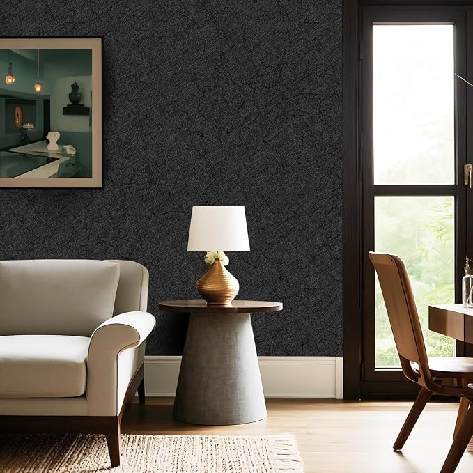 Dark Grey Peel and Stick Self Adhesive Wallpaper Countertop Contact Paper | Removable Waterproof Bathroom 15.7" X 196.8" Kitchen Vinyl Wrap for Cabinet Countertops Wall Counter Top Paper - Image 7
