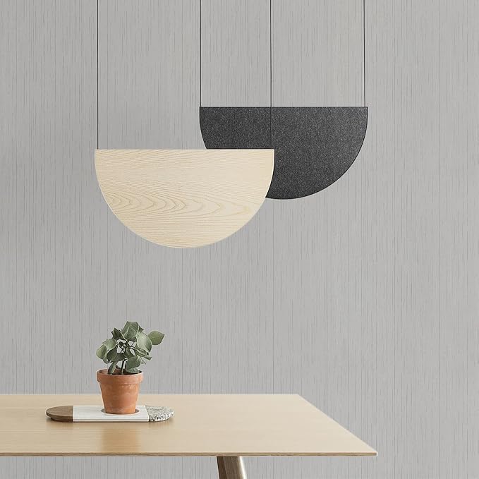 Grey Grasscloth Peel and Stick Wallpaper Vintage Texture Removable Waterproof Wallpaper for Room Walls, Cabinets, Furniture, Drawers, Desk A Set of 23.6"x480" - Image 7