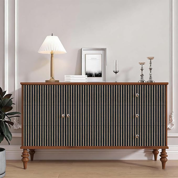 Dark Vertical Slat Panel Peel and Stick Wallpaper Self Adhesive 17.72" x 118.12'' Wood Grating Stripe Minimalist Stripe Wall Paper Renter Friendly Removable Waterproof for Living Room Bedroom - Image 8