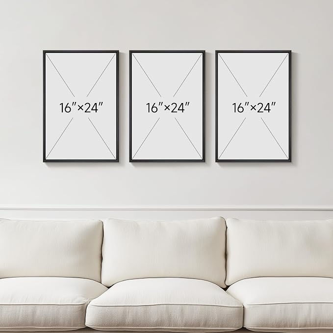 3D Textured Framed Brown and White Abstract Wall Art Set, 3 Piece 16x24 In | Solid wood frames, sculptural relief details, deep brown and ivory tones, ready to display in bedroom living room and dining - Image 7