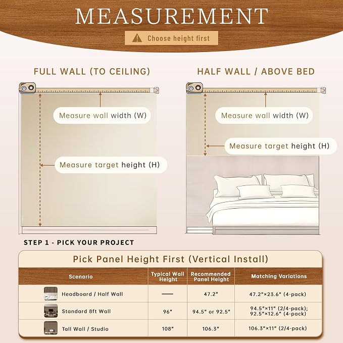 4 Pack Wood Panels for Wall, 106.3" × 11" Wood Slat Acoustic Panels, Soundproof 3D Fluted Panels for Interior Wall Decor (Oak) - Image 5