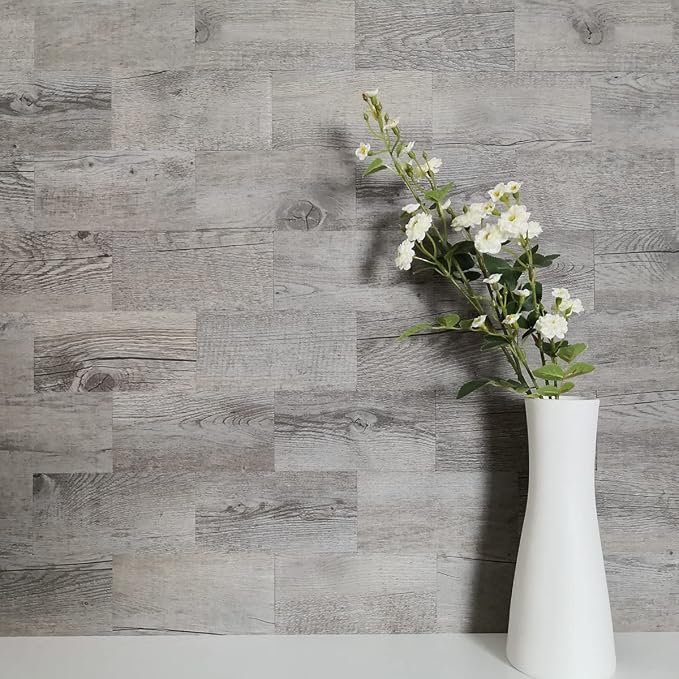 AULIGET Peel and Stick Backsplash PVC Tile, 3" x 6" Dover Gray Stick on Tiles for Backsplash Kitchen and Bathroom, 4 Pieces - Image 7