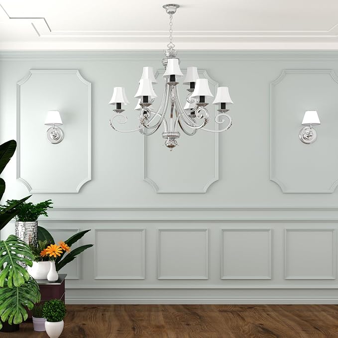 Colingmill Accent Wall Molding Kit Premade Panel,3set,16x20in | Wainscoting Panels, Peel and Stick, Wall Moulding, 3D, White, Pre Cut Picture Frame Trim, for Walls Home Decoration - Image 5