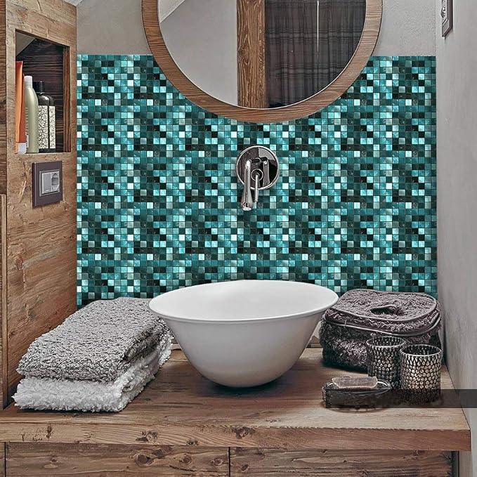 Alwayspon Peel and Stick Tile Decal, Water-Proof Backsplash Wall Sticker for Kitchen, Bathroom, 6x6inch - Image 4