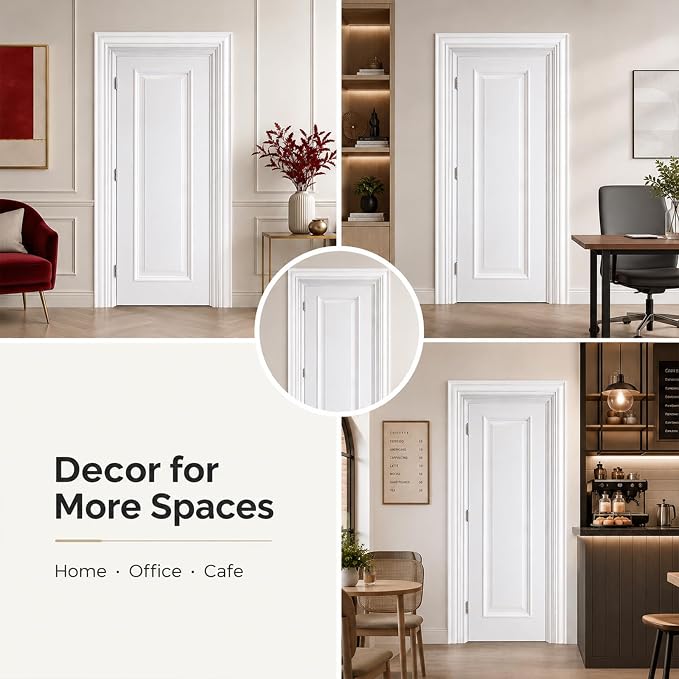 Door Stickers Peel and Stick Murals - Wall Covers Decorative Decal Stripes | 30.3"W x 78.7"H, 3D Stripes Wallpaper，Waterproof Removable Opaque Vinyl Self Adhesive Fake Door Decor for Home Office - Image 7
