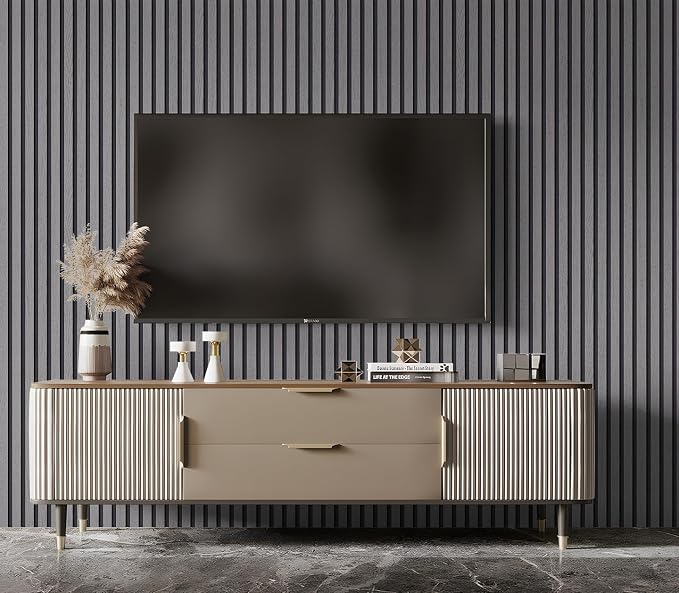 myforHD Wallpaper Peel and Stick Wood Grating Stripe Self-Adhesive Wallpaper Faux Wood Contact Paper Wood Slats Self Adhesive Wall Paper PVC Vinyl Film Removable Waterproof 17.3" x 118" - Image 7