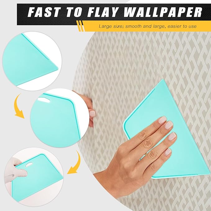 WRAPXERPT Wallpaper Smoothing Tool,Wallpaper Tool Kit for Peel and Stick Wallpaper Hanging,Vinyl Backsplash Tile,Bathroom,Window Film - Image 3