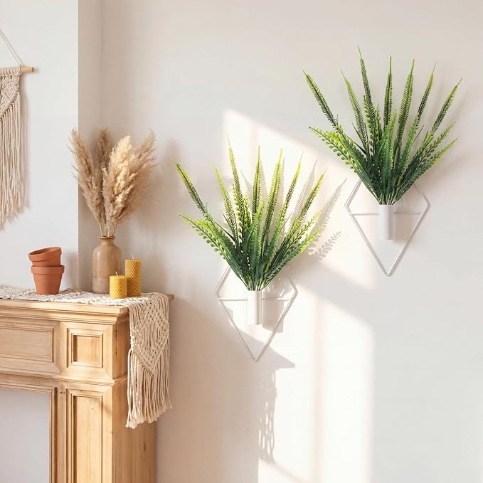 Canlierr 4 Pcs Wall Decor Hanging Planters, Boston Fern, White by Canlierr