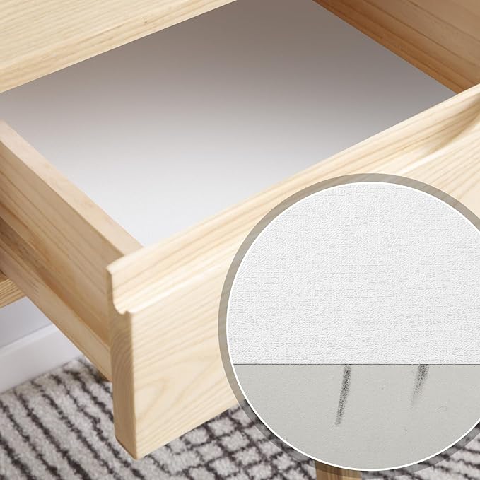 White Contact Paper Solid White Peel and Stick Wallpaper 17.3"x120" Matte Self Adhesive Waterproof Vinyl Roll for Bathroom Kitchen Backsplash Cabinets Shelf Liners Drawers - Image 5