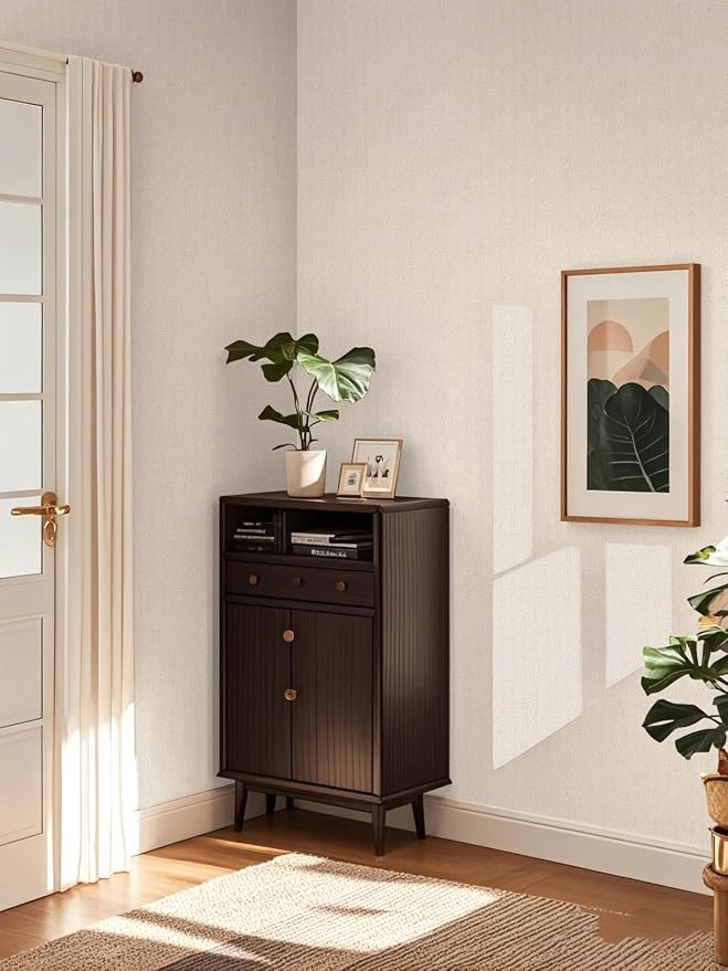 Grasscloth Peel and Stick Wallpaper Beige Vintage Paper 16in x 197in | Faux Linen Vintage Wallpaper Textured Removable Wall Paper Grass Cloth Cabinets Bedroom for Cabinet Self Adhesive Vinyl - Image 3