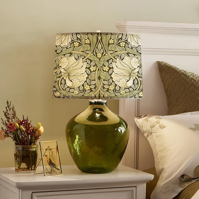 HAOKHOME William Morris Wallpaper Vintage Wall Paper Sage Green Removable | Textured Renter Friendly Stick On Wall Paper Yellow Retro Floral Mural Bathroom Bedroom Nursery Contact Paper 17.3in x 9.8ft - Image 6
