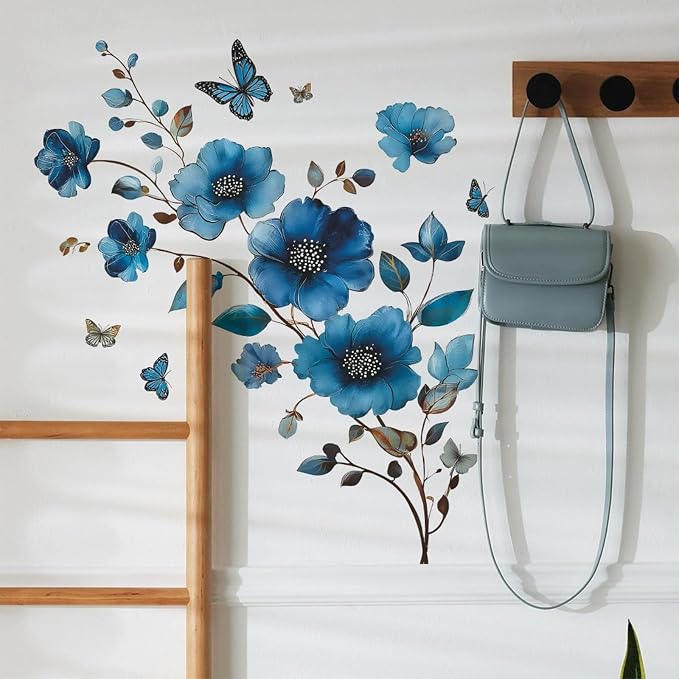 TUOKING Flowers Wall Stickers Decor,Removable Vinyl Wall Murals | Peel and Stick Modern Wall Art Decal Home Decor for Kitchen,Bedroom,Living Room - Image 6
