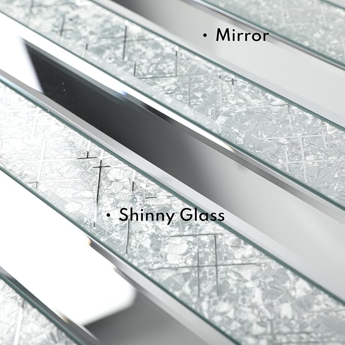 Lovdeco Peel and Stick Mirror Strip Tile, 1.2 x 12 Inches Mirror Tiles for Kitchen Backsplash and Bathroom Wall (5 Pieces, 5 SQ.FT.) - Image 4
