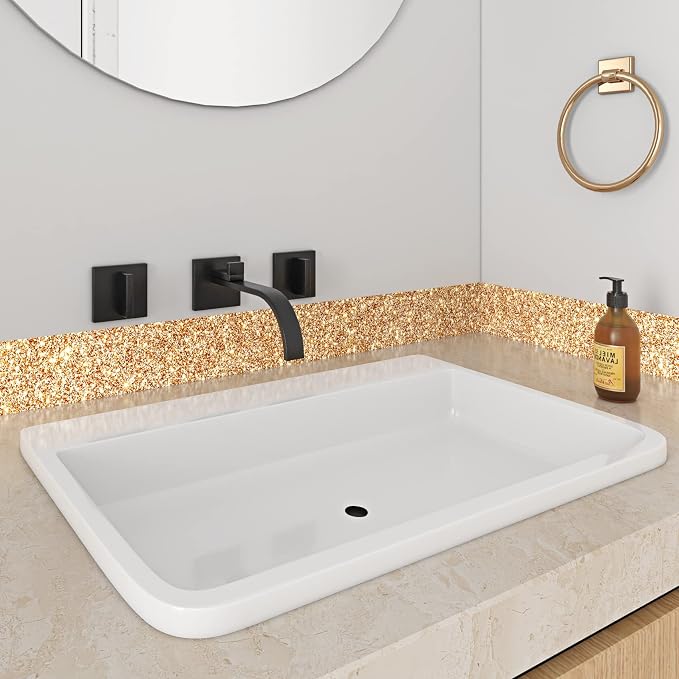 FunStick Champagne Gold Glitter Wallpaper Border Peel and Stick Removable Wall Border Trim Self Adhesive Gold Wallpaper Borders for Bedroom Bulletin Board Sparkle Glitter Contact Paper Decor 3.9"x200" - Image 2
