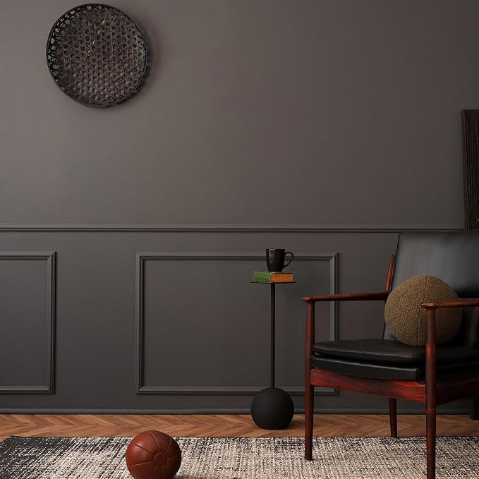 32.8ft x 1.25 Inch Flexible Peel and Stick Molding Trim for Wall, Baseboard, Backsplash, Tile Edge, Chair Rail, Mirror-self Adhesive Moulding Trim for Bathroom Wall Door Floor Window, Black - Image 6