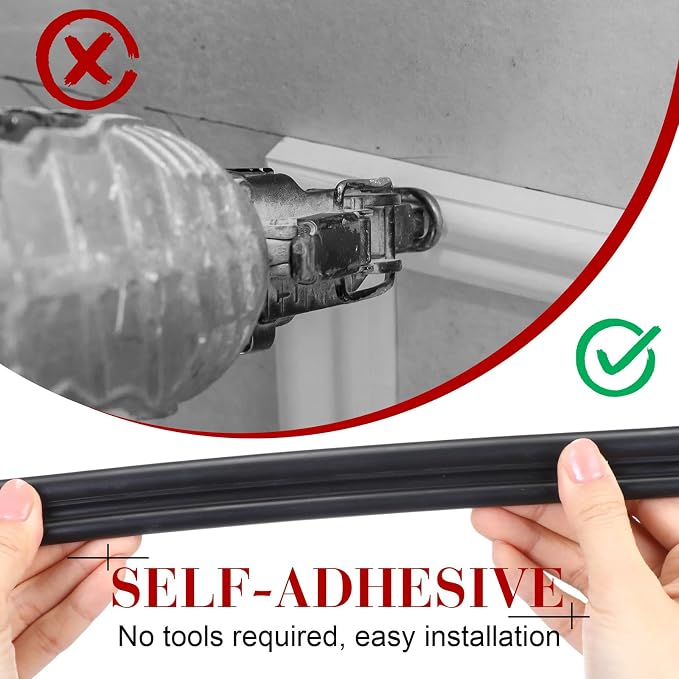 32.8ft x 0.9 Inch Flexible Peel and Stick Molding Trim for Wall, Baseboard, Backsplash, Tile Edge, Chair Rail, Mirror-self Adhesive Moulding Trim for Bathroom Wall Door Floor Window, Black - Image 4