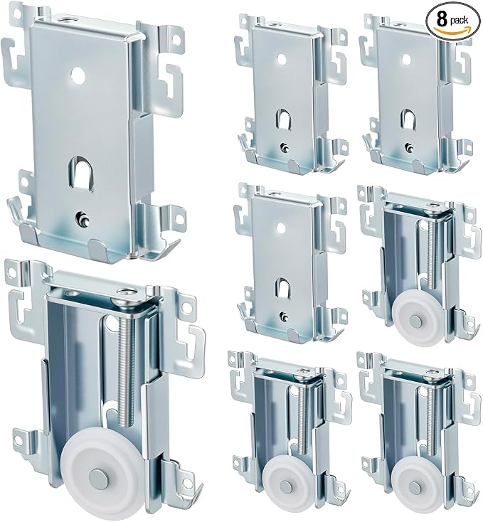 Therwen 8 Pcs 1-7/16 Inch Sliding Mirror Closet Door Roller Replacement by Therwen