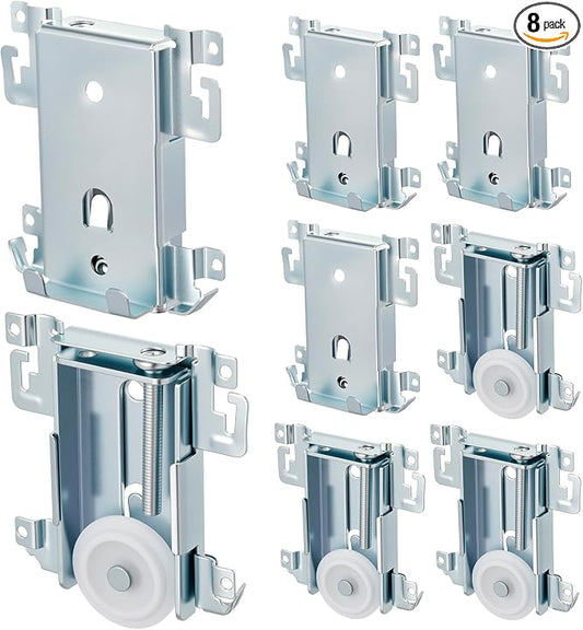 Therwen 8 Pcs 1-7/16 Inch Sliding Mirror Closet Door Roller Replacement by Therwen