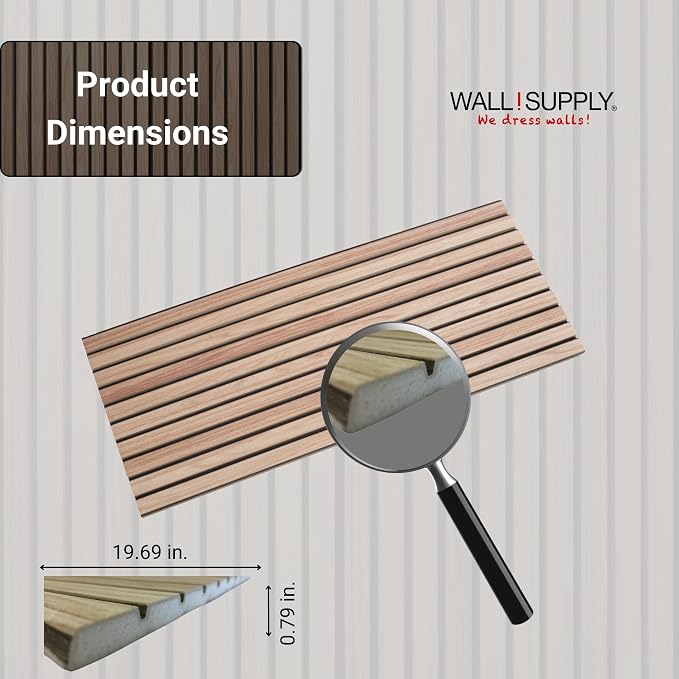 Wall!Supply Ultralight Linari Natural EPS Foam Faux Wood 3D Wall Panels - Home Decor Wallpaper Alterantive for Living Room, Bedroom, and Office - Easy Installation DIY Room Decor - 4 Pack 24.96 Sq Ft | Lightweight EPS Foam, Wallpaper Alternative, Easy ... - Image 5