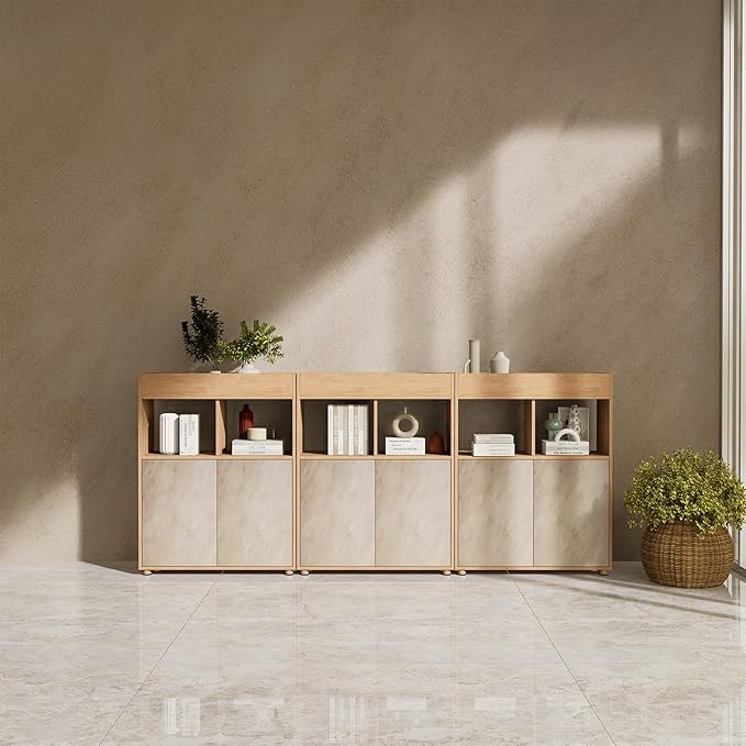 Cream Limewash Peel and Stick Wallpaper 24'' x 197'' Natural Concrete Contact Paper Beige Self Adhesive Wall paper Waterproof Matte Ivory Faux Marble Vinyl for Counter Bedroom Cabinet Living Room by Bumoo