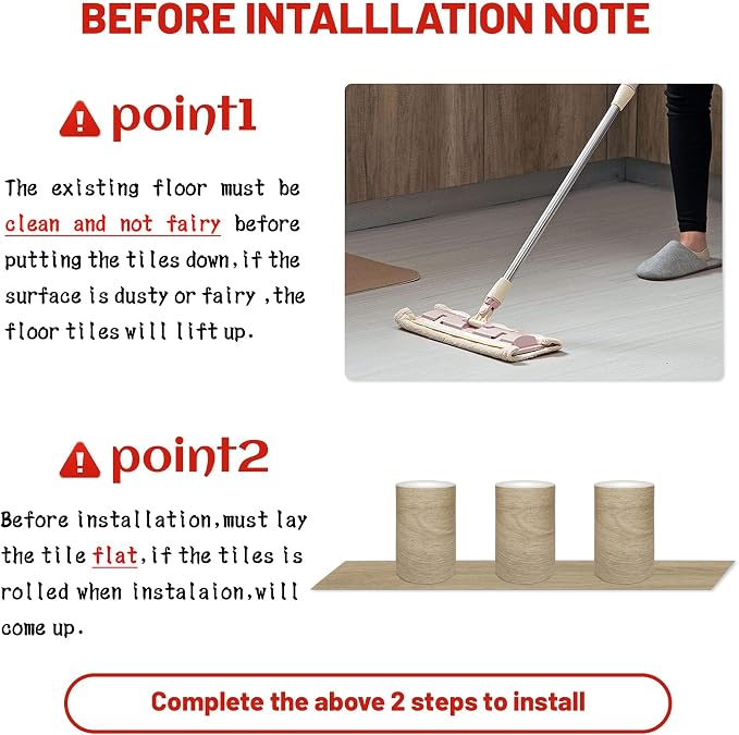 Lareko Peel and Stick Floor Tile, Waterproof Vinyl Plank Flooring | 72-Pack 108 Sq.Ft, Self-Adhesive Laminate Vinyl Tiles,Realistic Wood Grain for DIY Bathroom, Laundry Room & Rental Upgrades - Image 9