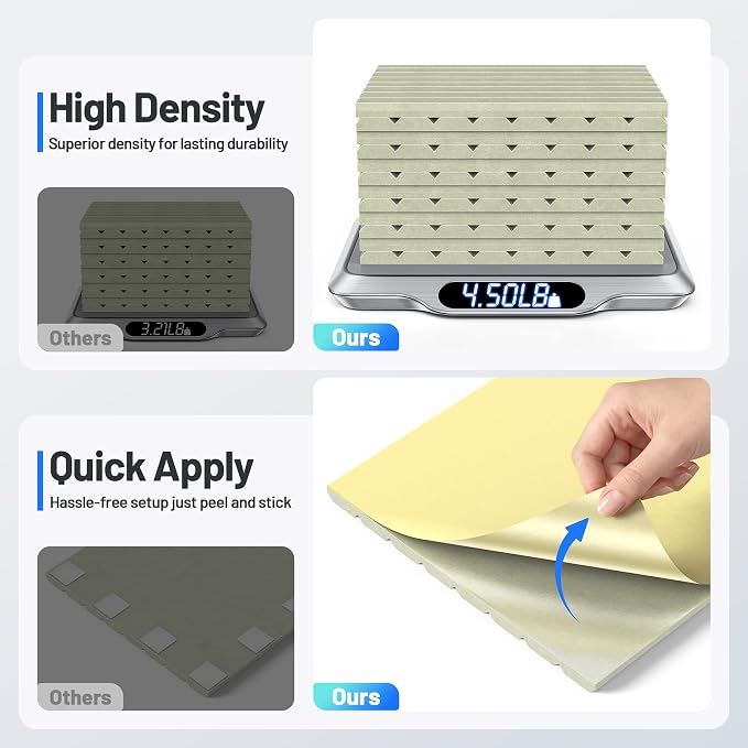 12 Pack Sound Proof Foam Panels for Walls, Acoustic Panels Self-Adhesive | 12" X 12" X 0.4" Slatted Soundproof Wall Panel, High Density Sound Absorbing Panel for Gaming Recording Studio Decor-Sage - Image 6