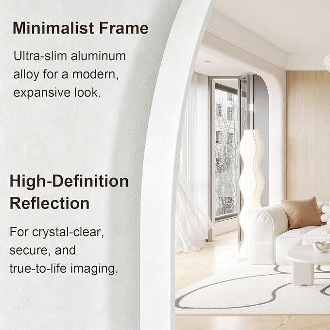 Arched Wall Mirror for Bathroom, 30"x40" Arched Mirror Wall Mounted Mirror with Metal Frame, Gold Vanity Mirror Decor for Mantle, Bedroom, Entryway, Living Room - Image 4