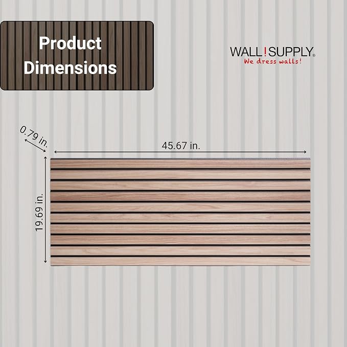Wall!Supply Ultralight Linari Natural EPS Foam Faux Wood 3D Wall Panels - Home Decor Wallpaper Alterantive for Living Room, Bedroom, and Office - Easy Installation DIY Room Decor - 4 Pack 24.96 Sq Ft | Lightweight EPS Foam, Wallpaper Alternative, Easy ... - Image 4