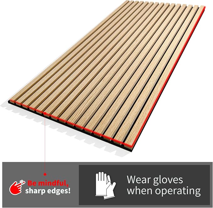 Art3d 4-Pack Soundproof Wood Slat Wall Panels, 94.5 x 7.9 Inch, Walnut | Wood Grain Finish, Effortless Setup, Sustainable, Long-Lasting, Noise Reduction, Easy Care, for Living Room, Bedroom, Office - Image 8