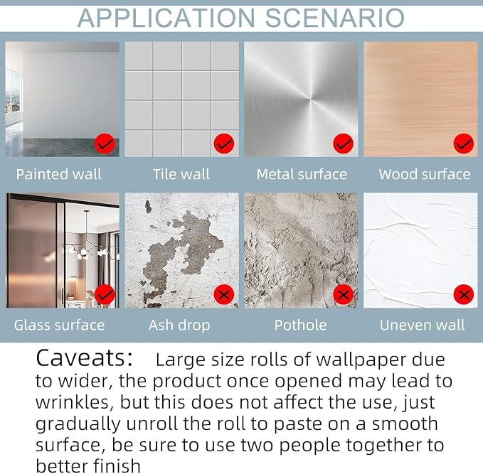 White/Grey Marble Contact Paper Marble Wallpaper Peel and Stick with Tools | 17.7" x 196.8" Self Adhesive Vinyl Film Contact Paper for Countertops - Image 5