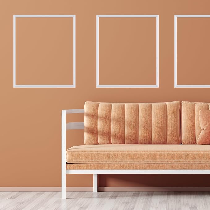 3 Set Panels Peel and Stick Premade Wainscoting Accent Wall Panels for Interior Wall Decor Easy DIY Build and Picture Frame Door Decor (24 x 28 in) - Image 7