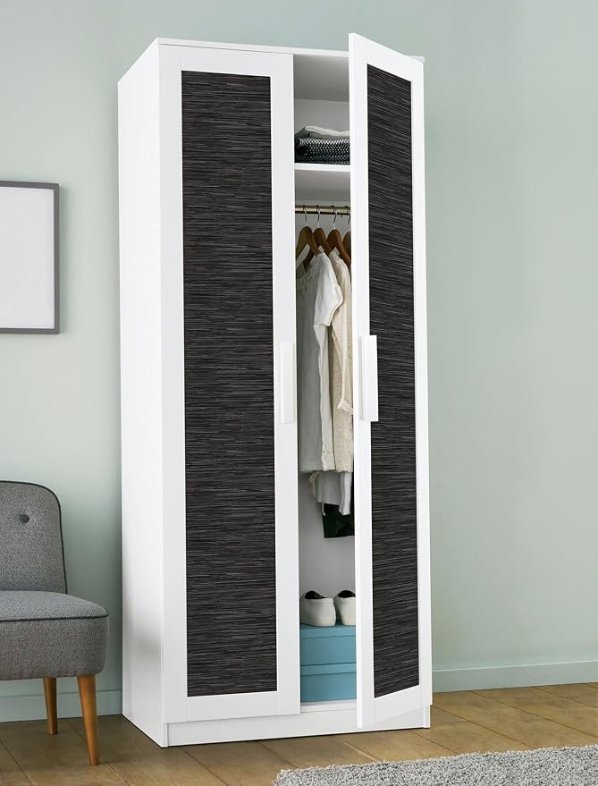 NuWallpaper Black Grassweave Peel and Stick Wallpaper, Textured Removable Wallpaper, Renter-Friendly, 20.5 in x 18 ft - Image 4