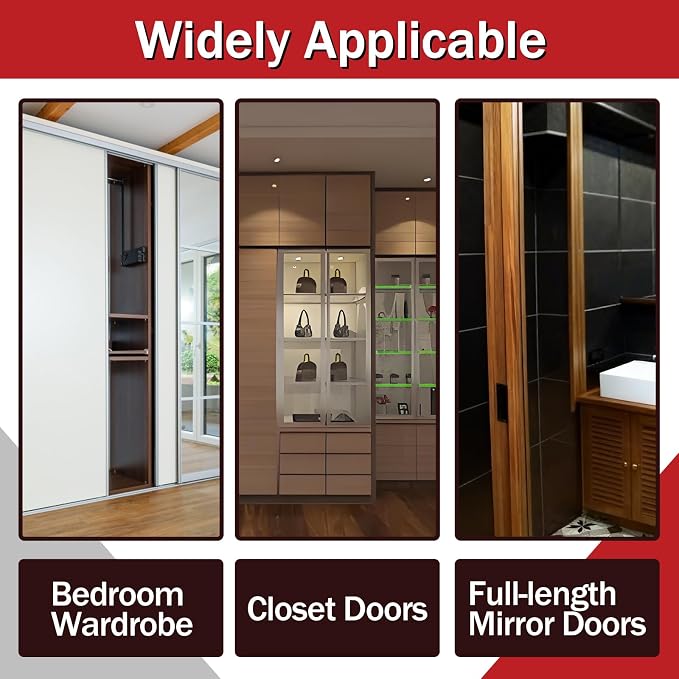 6Pcs Sliding Mirror Closet Door Rollers, Fits Part #W8020C or Hard 1775 - Image 6