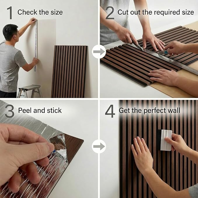 3D Wall Panels Peel and Stick – 15.74" x 118" PVC Faux Texture Wall Covering, Self Adhesive Waterproof DIY Accent Wall for Living Room, Bedroom, Sofa Background & Kitchen Backsplash, Covers 12.9 sq.ft - Image 5