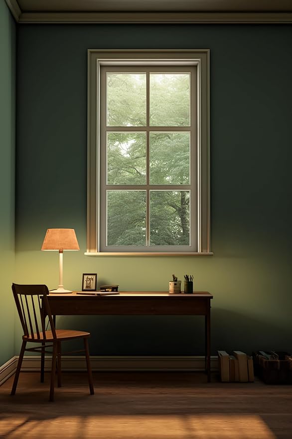 17.7" x118" Dark Green Peel and Stick Wallpaper Green Contact Paper Waterproof Self Adhesive Removable Wall Paper Textured Wallpaper Decorative for Wall Covering Countertop Table Vinyl Film - Image 8
