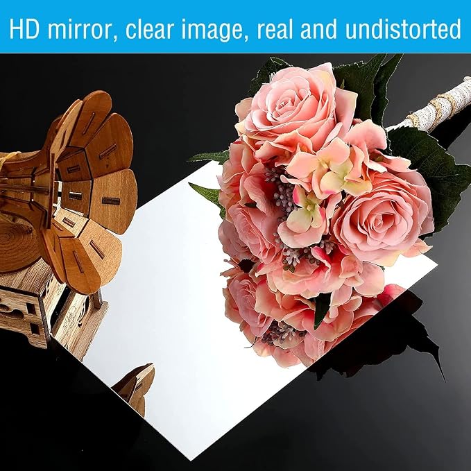 16" x 12" x 1Pcs Acrylic Mirror Sheet, Decorative Wall Mirror - Image 6