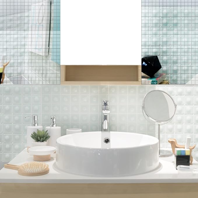 14400 Pieces Silver Disco Mirror Tile Self-Adhesive Mirrors Mosaic Tile - Image 4