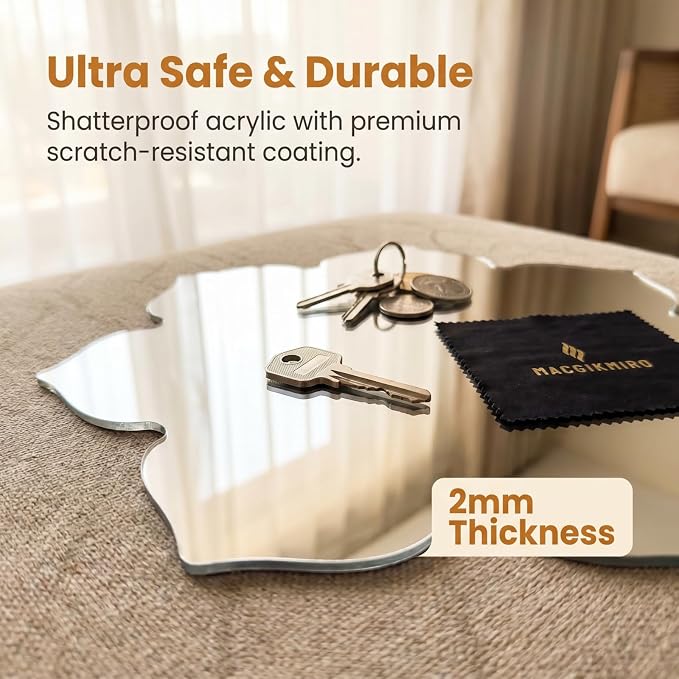 Shatterproof HD Unbreakable Acrylic Mirror for Wall Home Decor - Image 4
