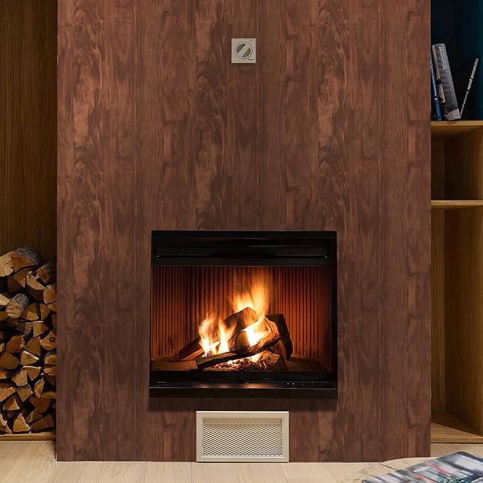 Wood Grain Contact Paper 17.3"x400" Dark Brown Wood Look Peel and Stick Wallpaper Vintage Removable Self Adhesive Vinyl Faux Wood Wallpaper for Cabinets Countertops Covering - Image 7