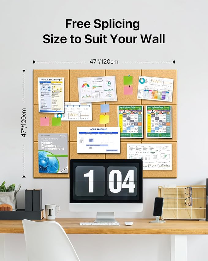 Acoustic Panels 12 Pack Square Soundproof Wall Panels with 60 Adhesive Tapes, High Density Acoustic Foam Panels Sound Proof Foam for Home Office, Recording Studio, Ceiling, 12" X 12" X 0.4" - Image 2