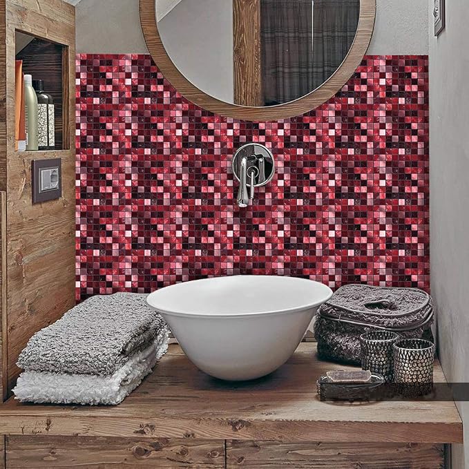 Alwayspon 25 Pcs Self-Adhesive Tile Transfer for Home Decor, Peel and Stick Wall Tile Sticker for Kitchen Bathroom, 6x6inch - Image 4