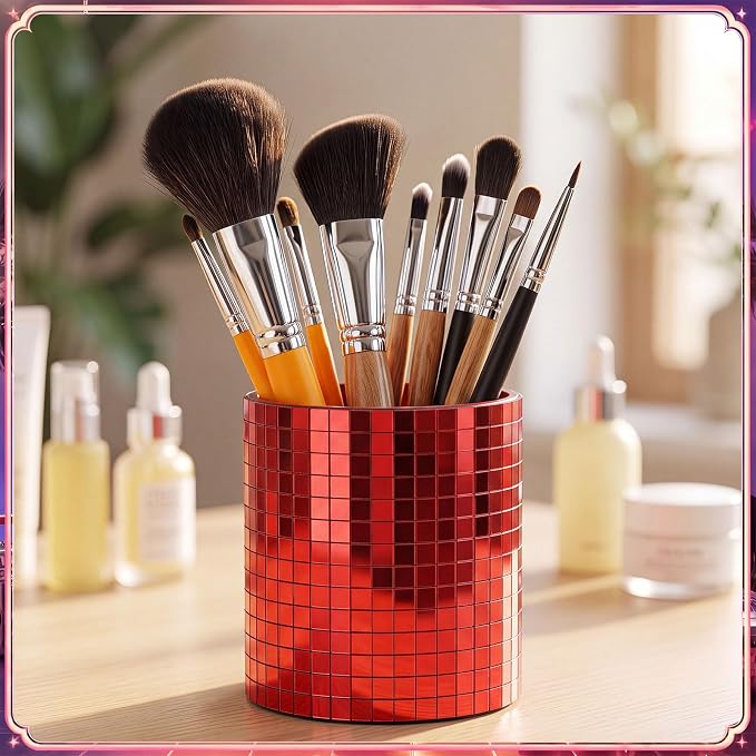 10800 Pieces Red Disco Mirror Tile Self-Adhesive Mirrors Mosaic Tile - Image 5