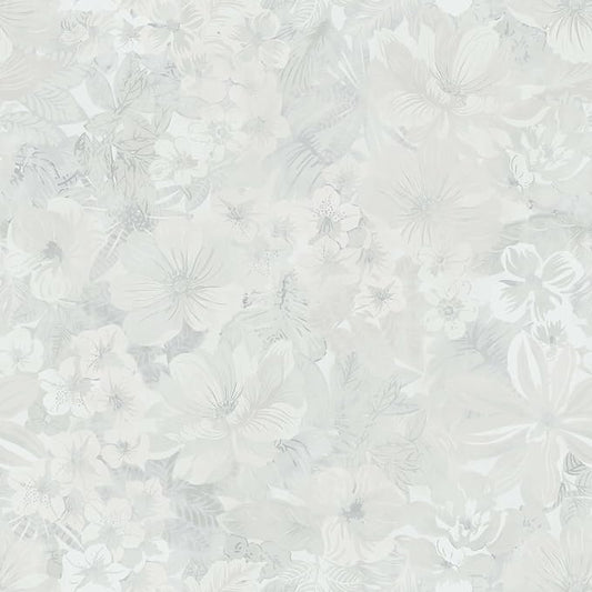Heroad Grey Peel and Stick Wallpaper Floral Contact Paper Vintage Wall Paper Self-Adhesive Removable Wallpaper for Cabinets Drawers Bedroom Mural Wall Decor Vinyl Roll 17.3''x78.7'' by HeroadBrand