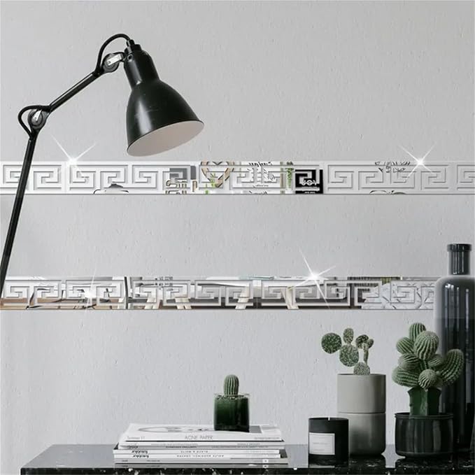 12Pcs DIY Acrylic Mirror Wall Stickers for Room Decoration - Image 4